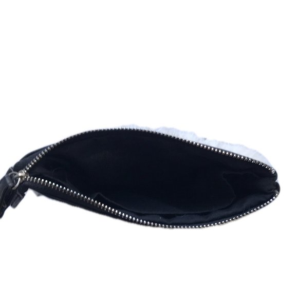 Betsey Johnson Color Block Mini Fur Wristlet - Picture 4 of 6